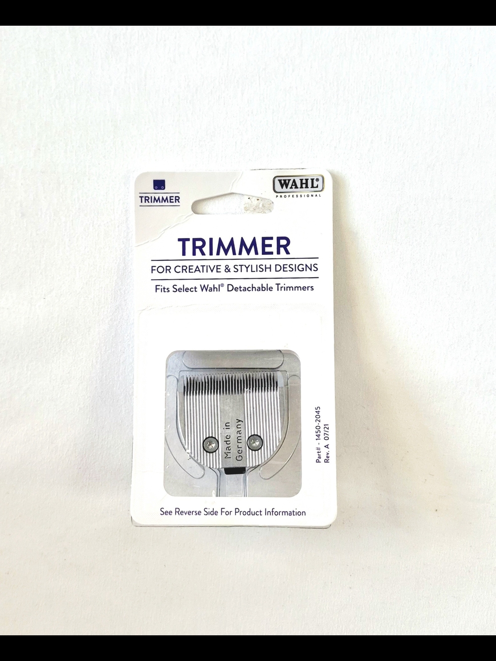 Wahl Trimmer Blade Replacement – Silver on White Card